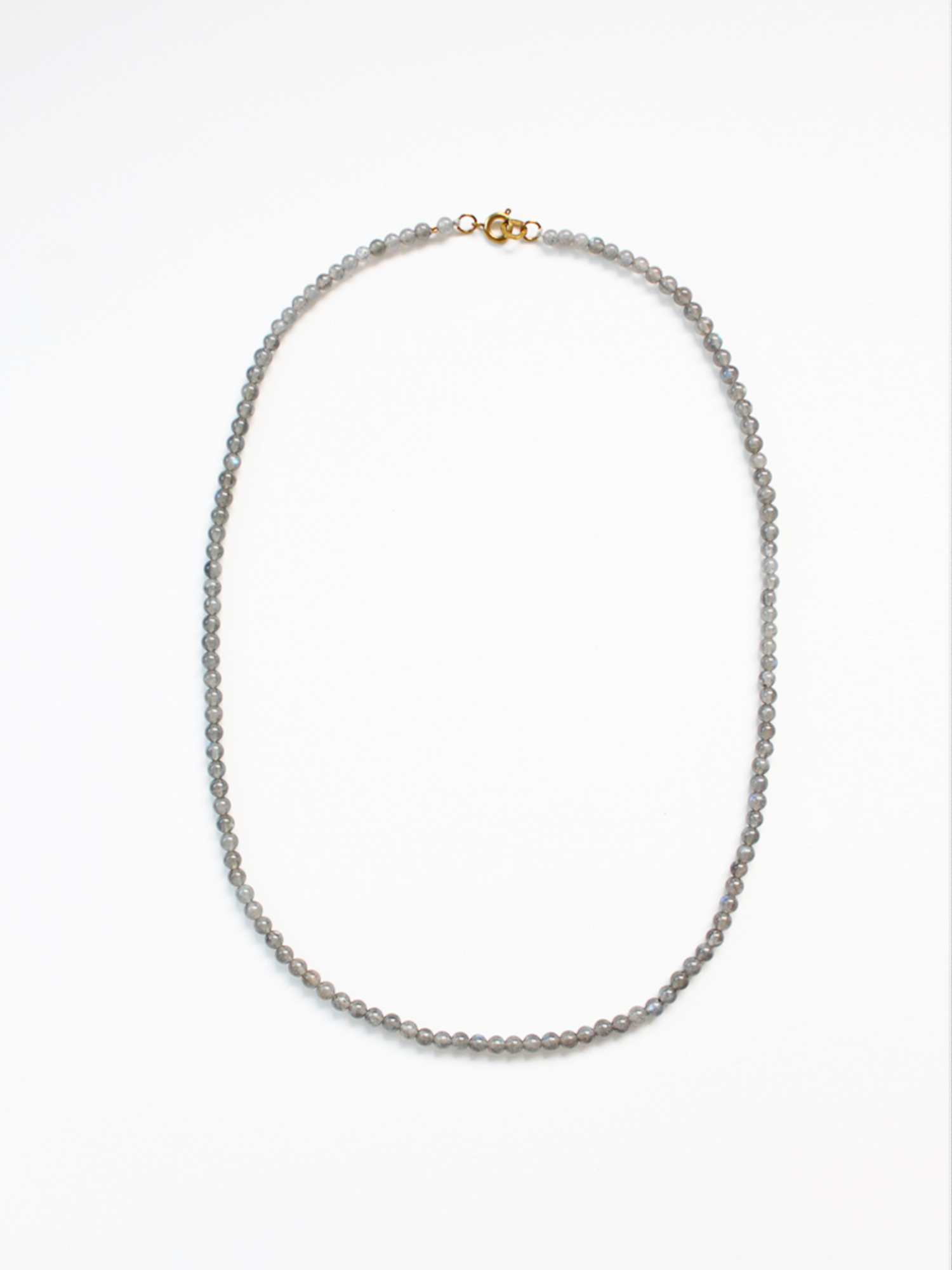 Stone Necklace - Labradorite 4mm