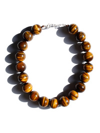 Stone Necklace - Tiger's Eye