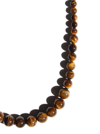Stone Necklace - Tiger's Eye Graduated