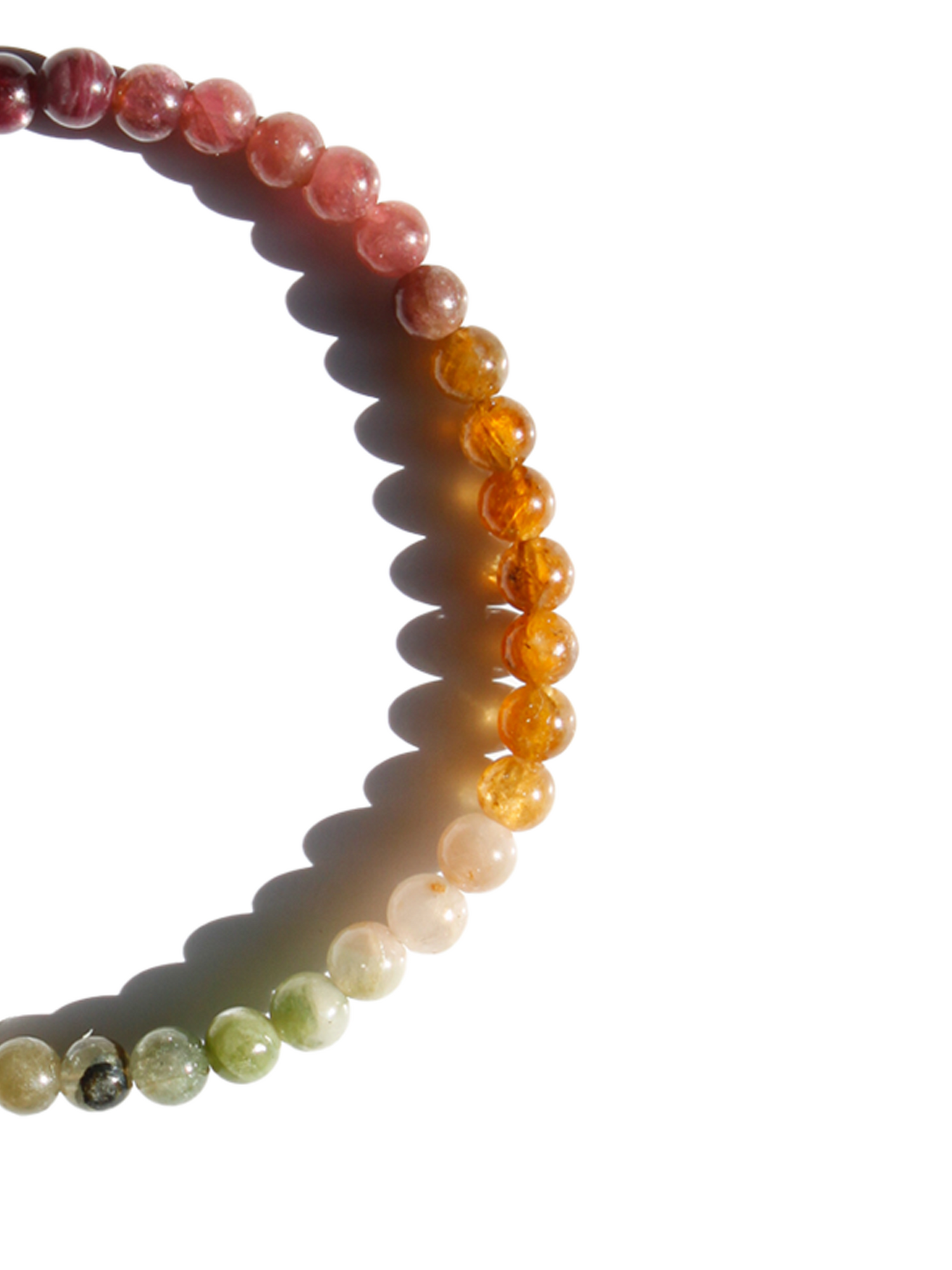 Stone Bracelet - Tourmaline Gradient