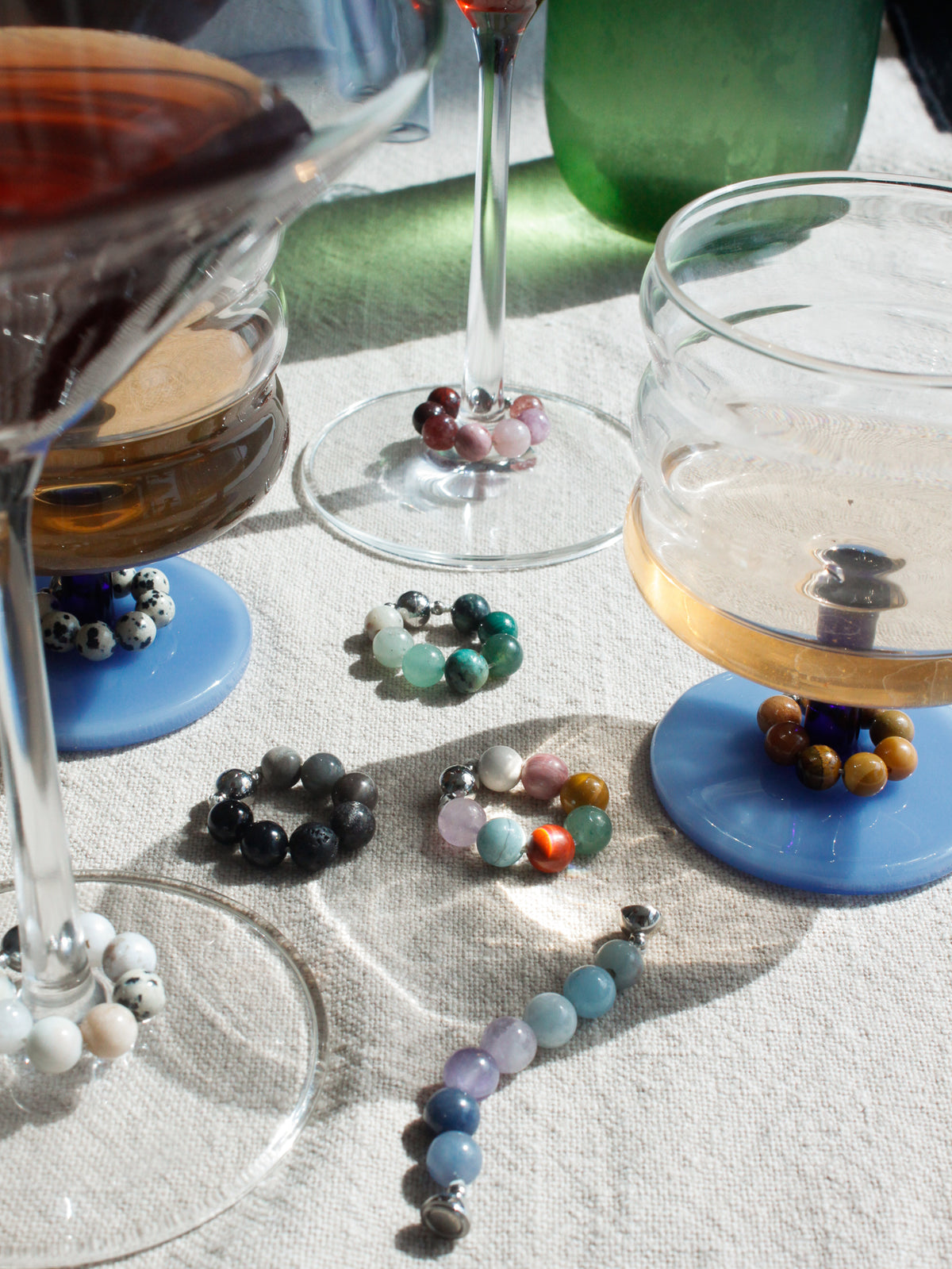 Beaded Glass Markers