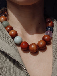 Wood Necklace - Primavera