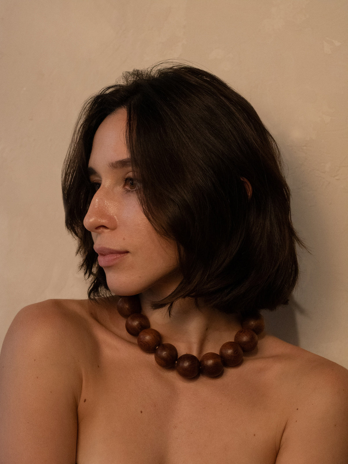 Wood Necklace - Tierra