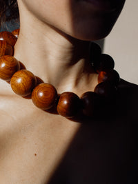 Wood Necklace - Candela