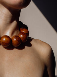 Wood Necklace - Candela
