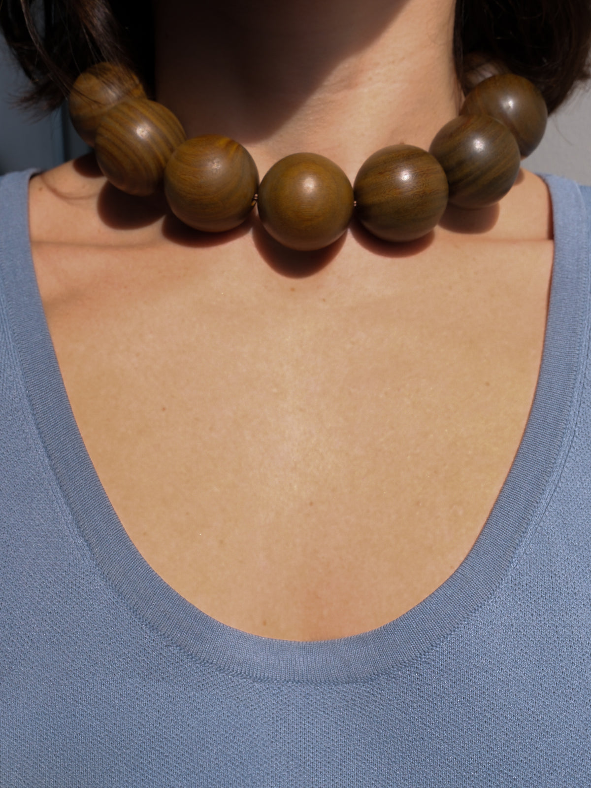 Wood Necklace - Roots