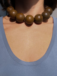 Wood Necklace - Roots