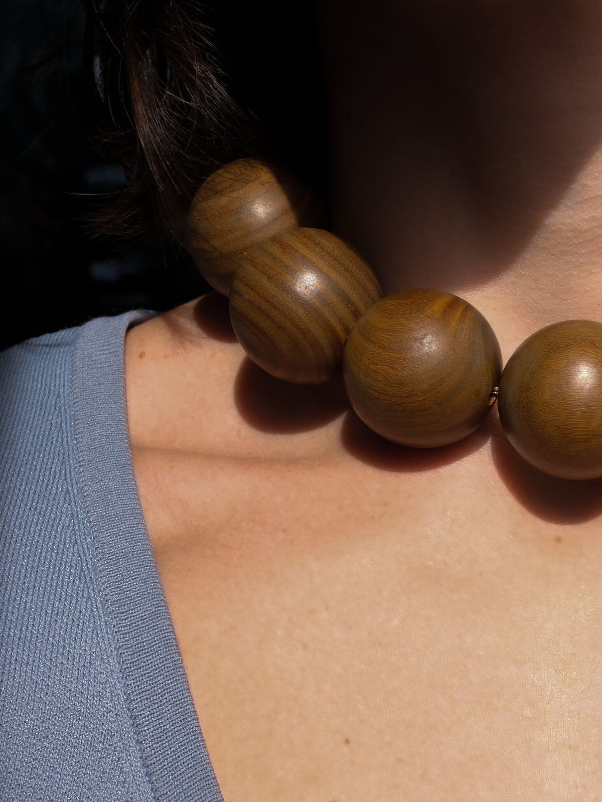 Wood Necklace - Roots