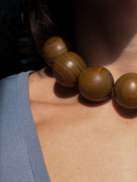 Wood Necklace - Roots