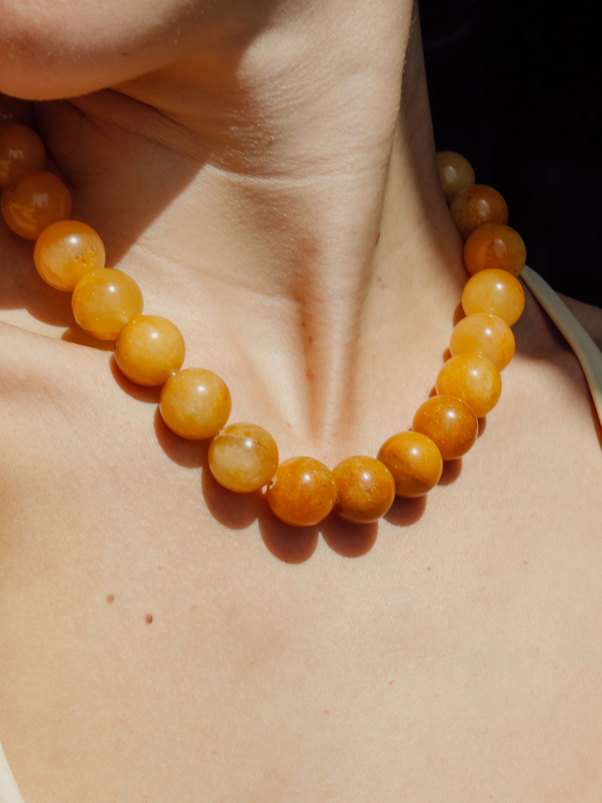 Stone Necklace - Amarillo