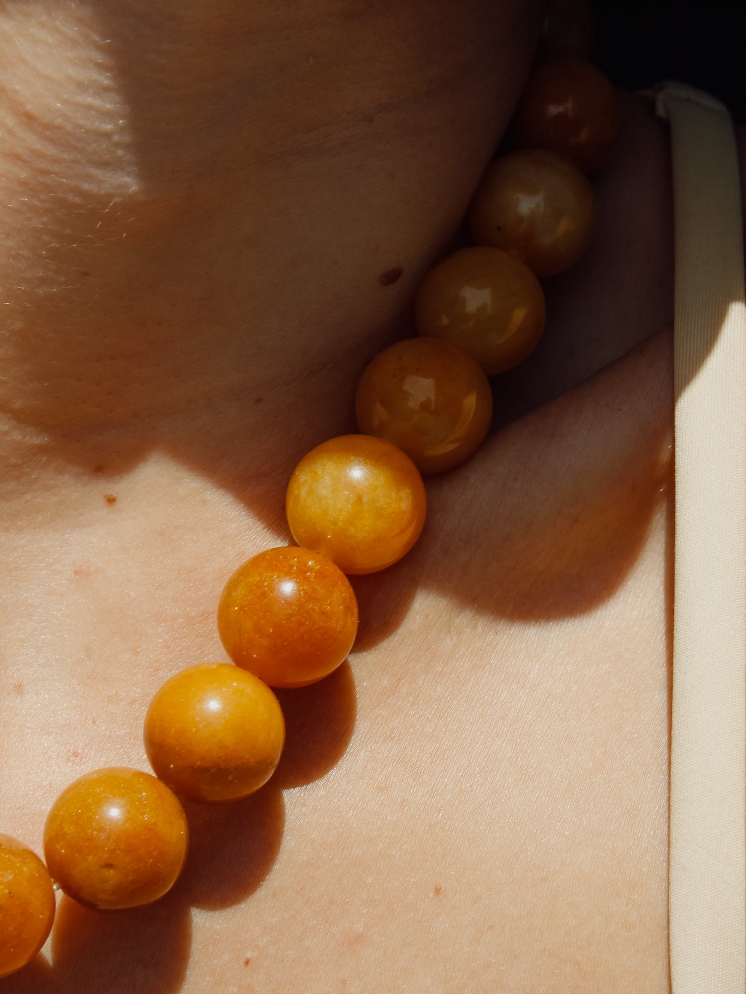 Stone Necklace - Amarillo